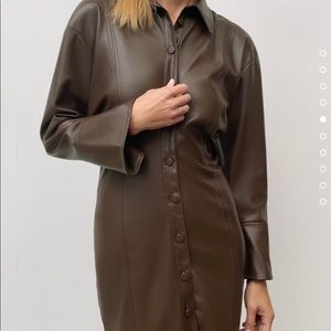 Leather Zara Dress